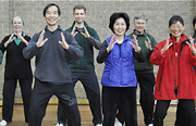 Tai Chi Group in Practice